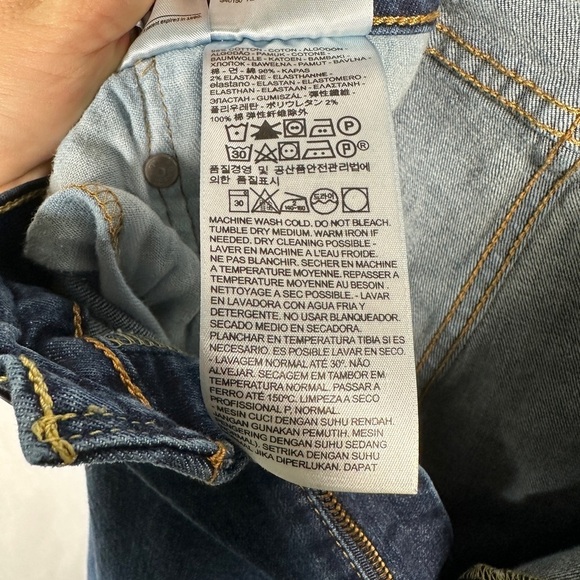 Levi's 514 Men's Relaxed Fit Denim Jeans - Deep Blue 42x32 - Picture 8 of 10